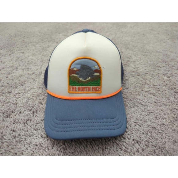 The North Face Hat Mens OS Valley Trucker Cap Mesh Back Snapback - Picture 1 of 5